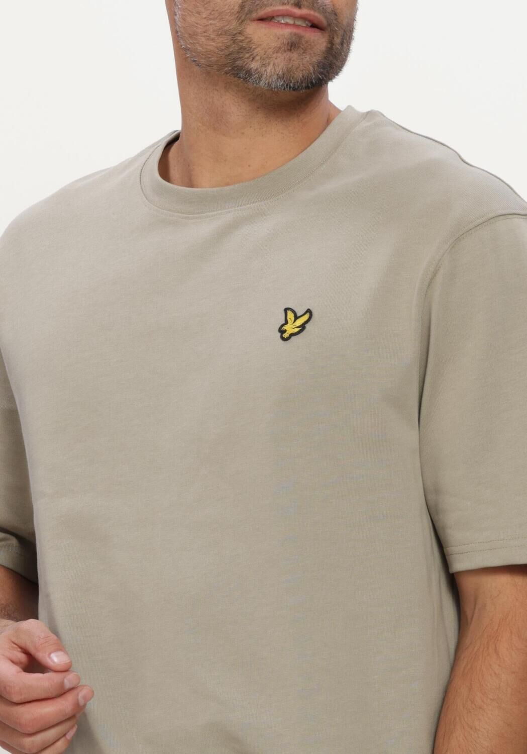 LYLE & SCOTT T-shirt HEAVYWEIGHT T-SHIRT Kaki - large