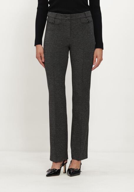 CAMBIO Pantalon &eacute;vas&eacute; FLEUR en noir - large
