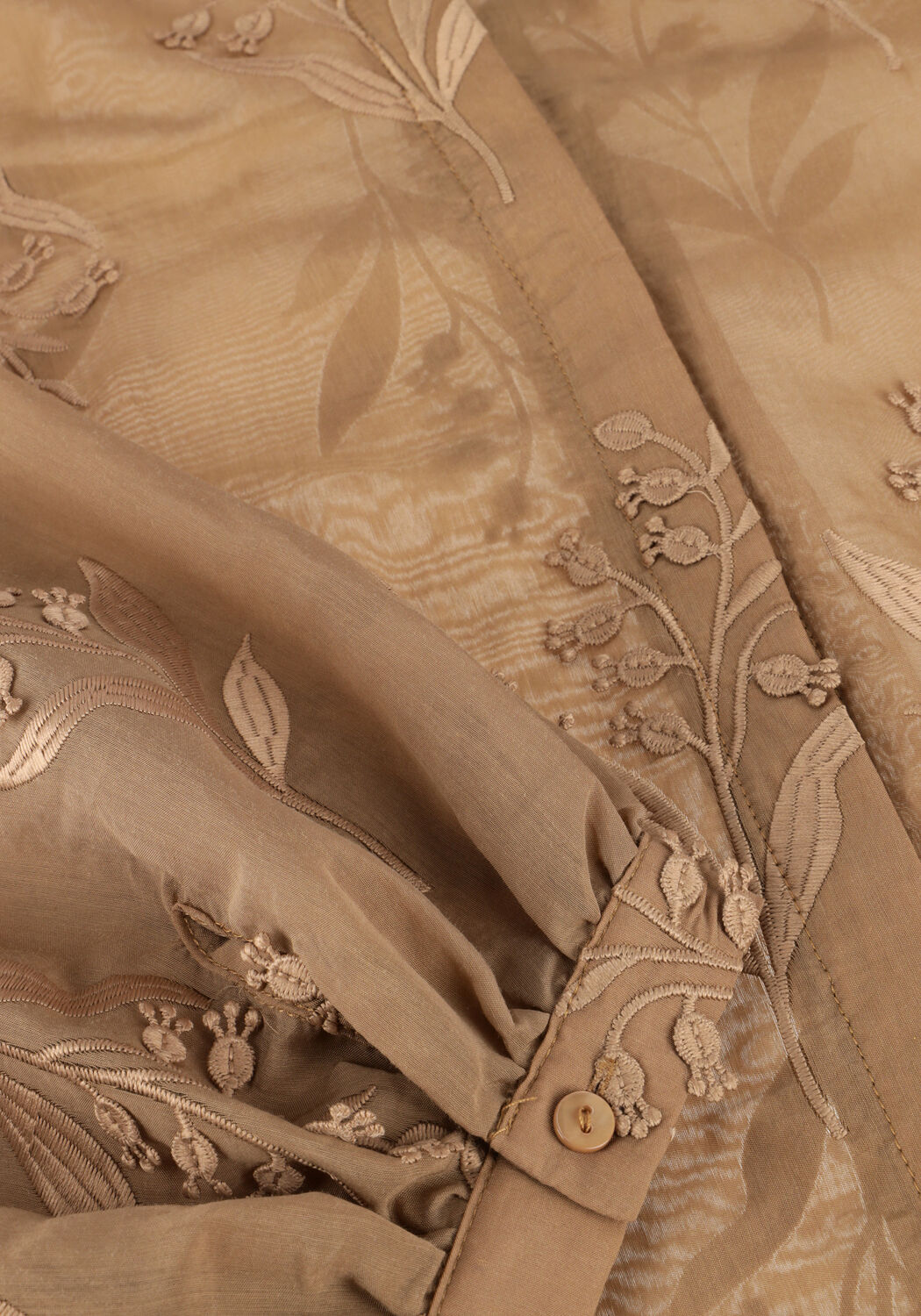 NUKUS JOLIES BLOUSE EMBROIDERY Blouses en camel - large