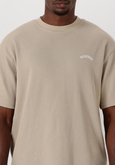 Zand WOODBIRD T-shirt WBBAINE WAFFEL TEE - large