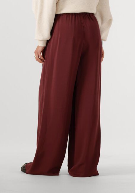 Bordeaux BY-BAR Wijde broek BENJI SATIN STRIPE PANTS - large