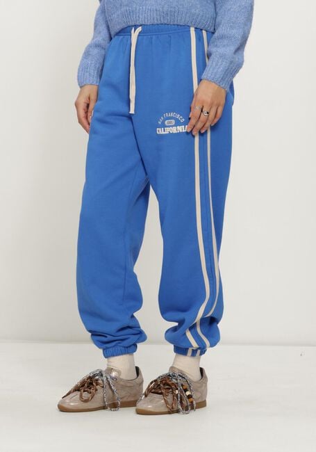 PENN & INK Pantalon de jogging TROUSERS PRINT en bleu - large