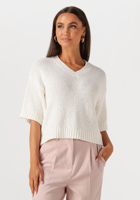 Witte MSCH COPENHAGEN Trui MSCHHANNALIE 2 4 V PULLOVER - large