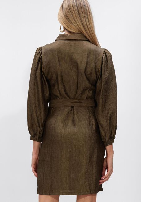 Bruine AAIKO Mini jurk SEMIRA CRINKLE VIS 545 - large