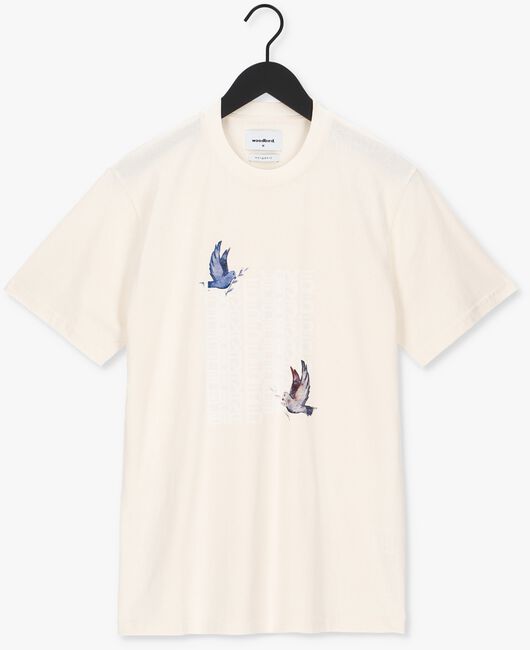 Creme WOODBIRD T-shirt RICS FLY TEE - large