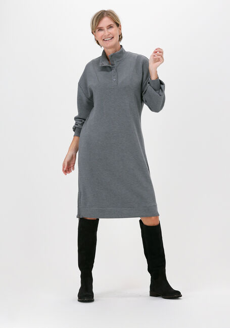SIMPLE Robe midi BLAIR en gris - large