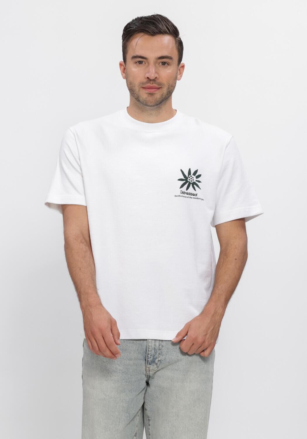 DSTREZZED T-shirt DS_LASSE ARTWORK TEE en blanc - large