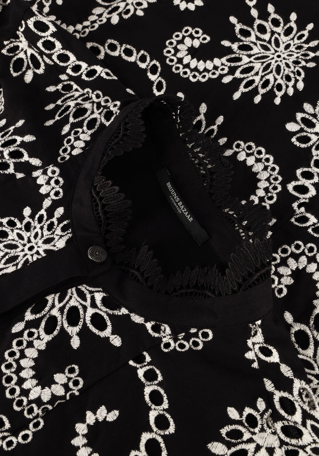 Zwarte BRUUNS BAZAAR Mini jurk OCEANI DRESS - large