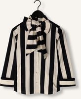 Zwarte SUMMUM  BLOUSE BOW STRIPE PRINTED Zwarte SUMMUM  BLOUSE BOW STRIPE PRINTED - medium
