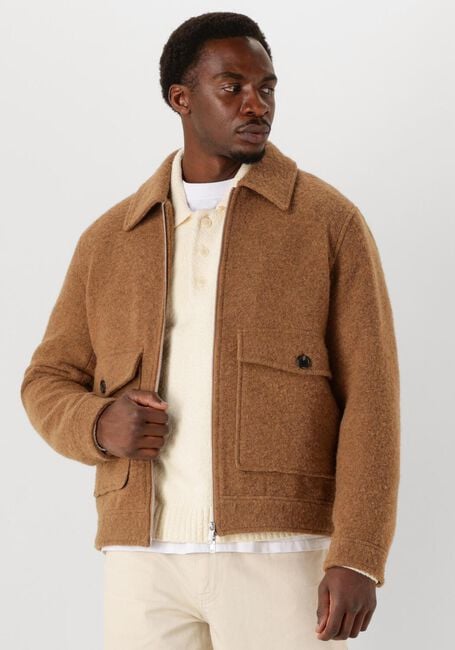 Bruine SELECTED MEN Jack SLHJAKOB WOOL BLEND JKT - large