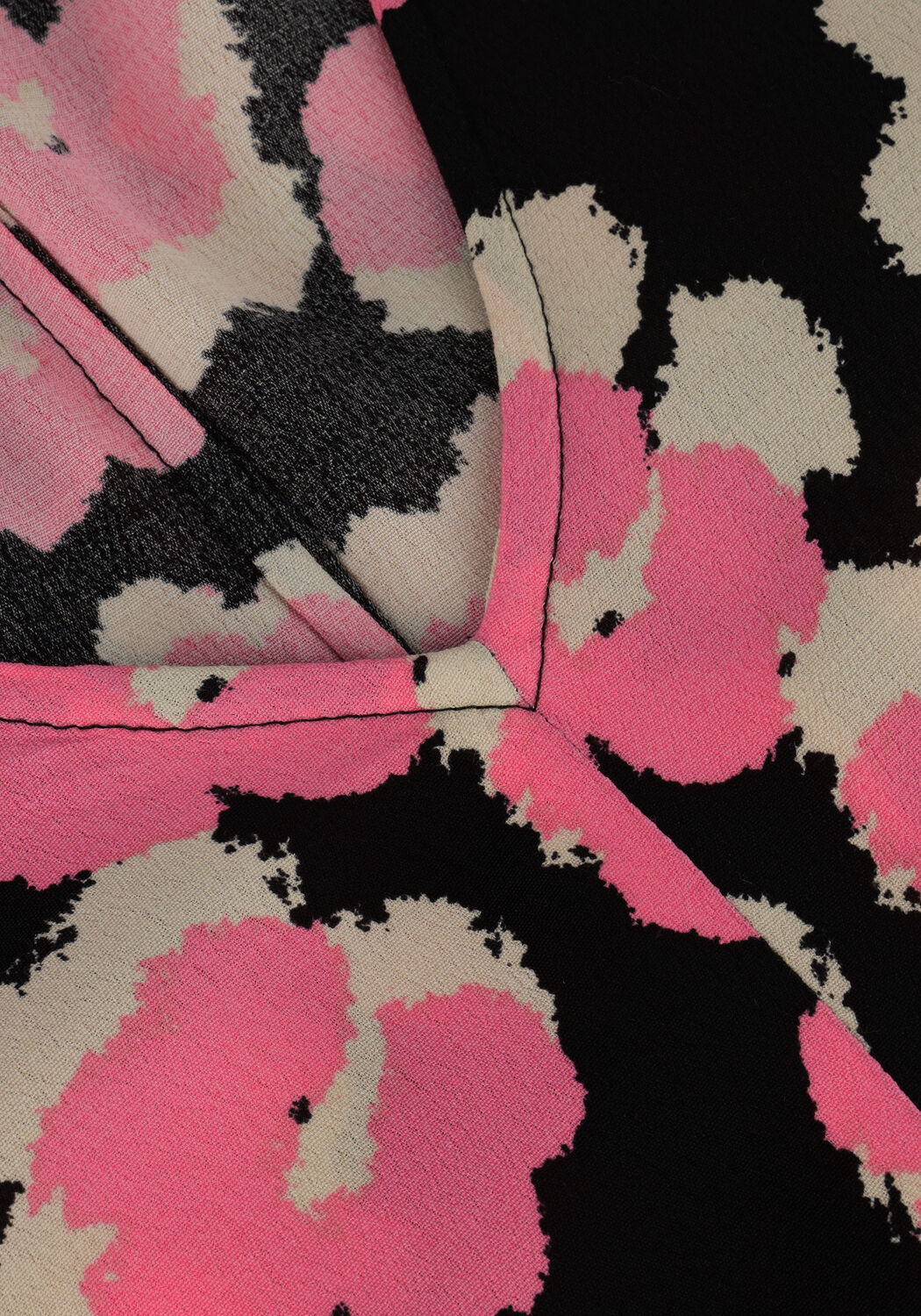 Roze MODSTR&Ouml;M Midi jurk BIBBIE PRINT DRESS - large