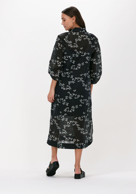 Zwarte SECOND FEMALE Midi jurk DAVIDA NEW DRESS - large