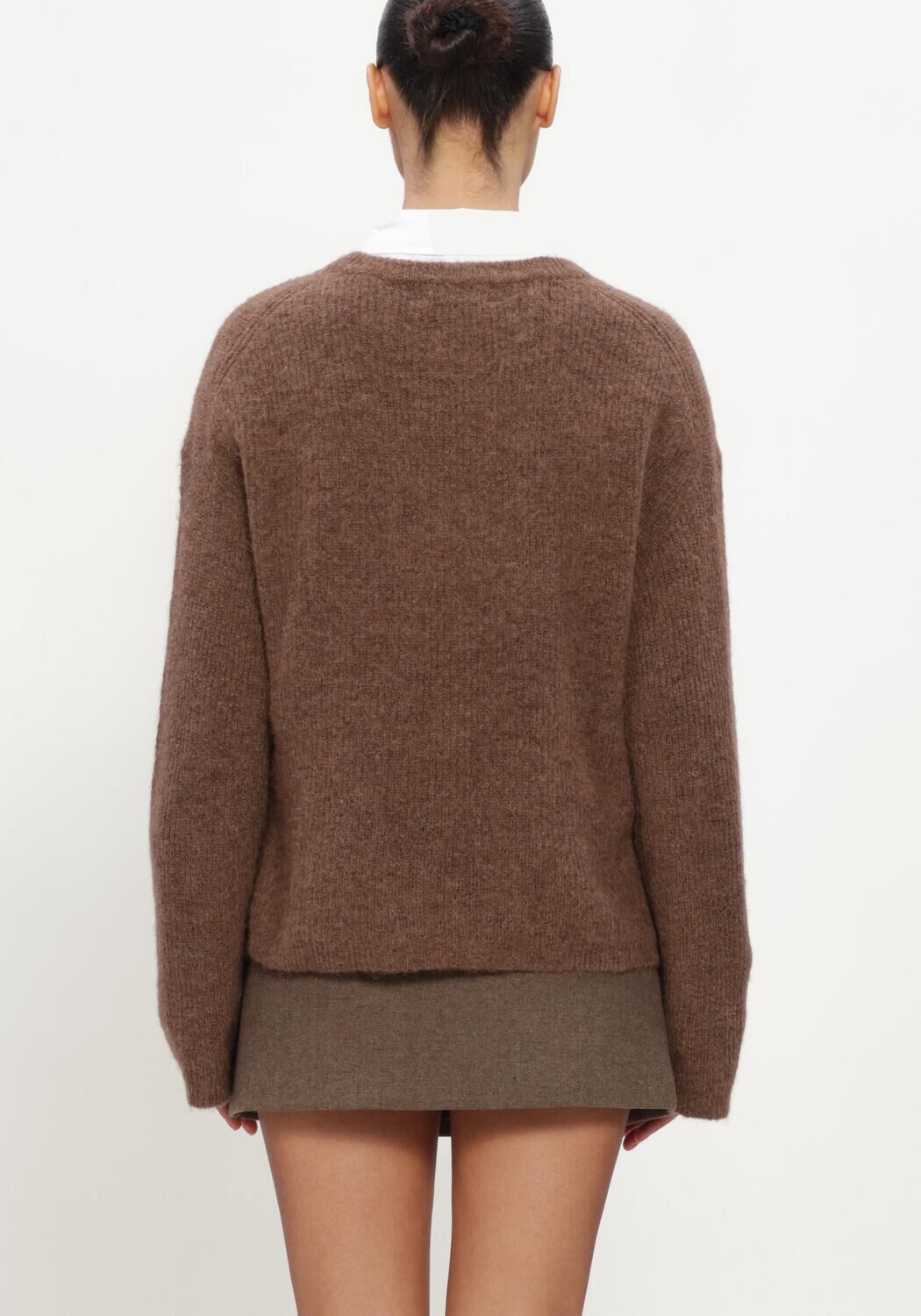 CO'COUTURE JAIDECC LS KNIT Pulls & Gilets en marron - large