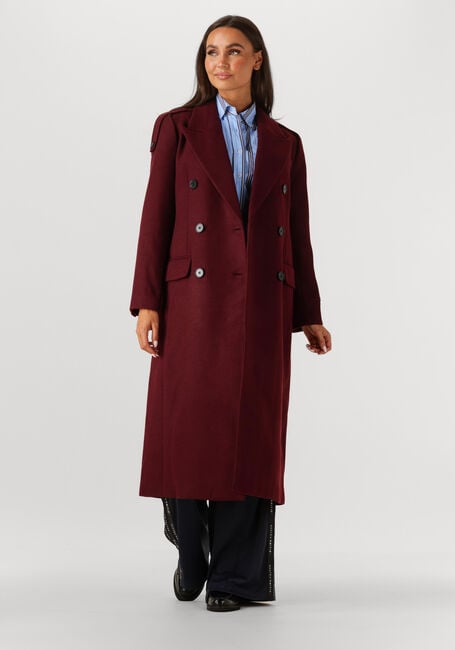 Bordeaux HAUTE L'AMITIÉ Mantel LIDA TAILOR WOOL COAT - large