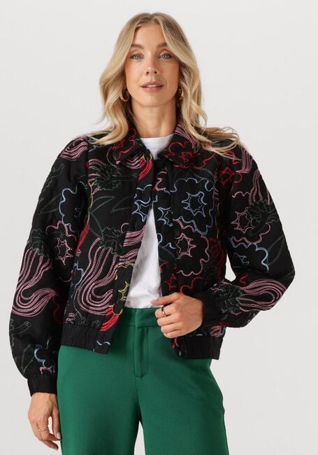 POM AMSTERDAM Jack JACKET - AUTUMN GARDEN en noir - large