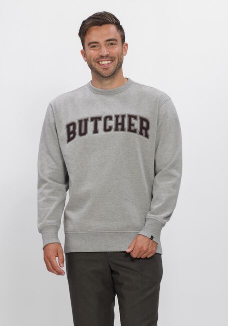 Lichtgrijze BUTCHER OF BLUE Sweater BUTCHER CREW - large