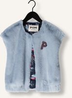 POM AMSTERDAM GILET - FUR MISTY BLUE POM AMSTERDAM GILET - FUR MISTY BLUE - medium