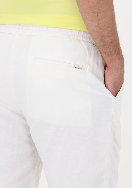 Gebroken wit SCOTCH & SODA Korte broek FAVE LINEN-BLEND BEACH SHORT - large