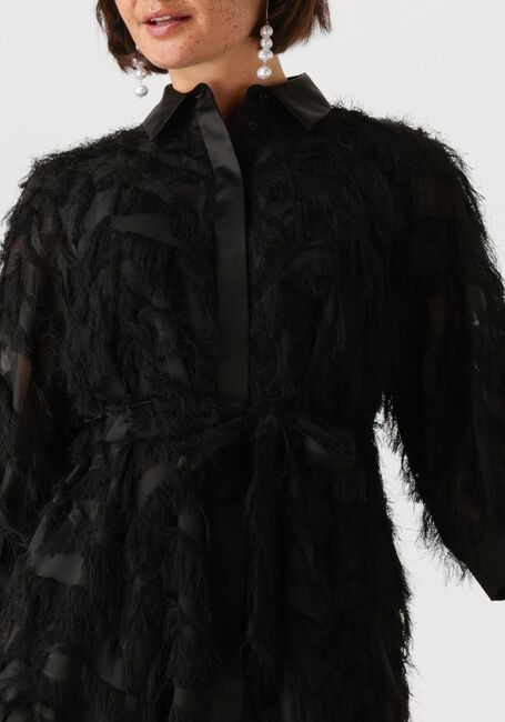 SELECTED FEMME Mini robe SLFMYLINE 3/4 SHORT FLUFFY SHIRT en noir - large