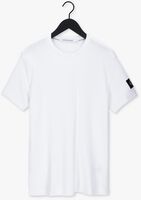 Witte CALVIN KLEIN T-shirt MONOGRAM BADGE WAFFLE SS TEE