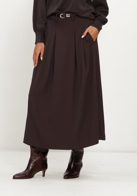 CO'COUTURE Jupe maxi ALINICC ANYA PLEAT SKIRT en marron - large