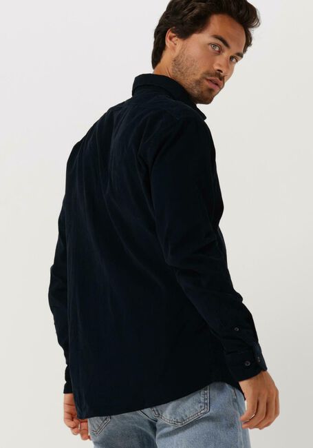 Donkerblauwe SELECTED HOMME Casual overhemd SLHREGRICK-CORD SHIRT LS W - large