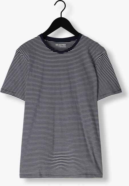SELECTED HOMME T-shirt SLHASPEN STRIPE SS O-NECK TEE NOOS Bleu/blanc rayé - large