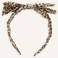 Mimi & Lula Bandeaux LEOPARD EDIE BOW ALICE en marron - medium