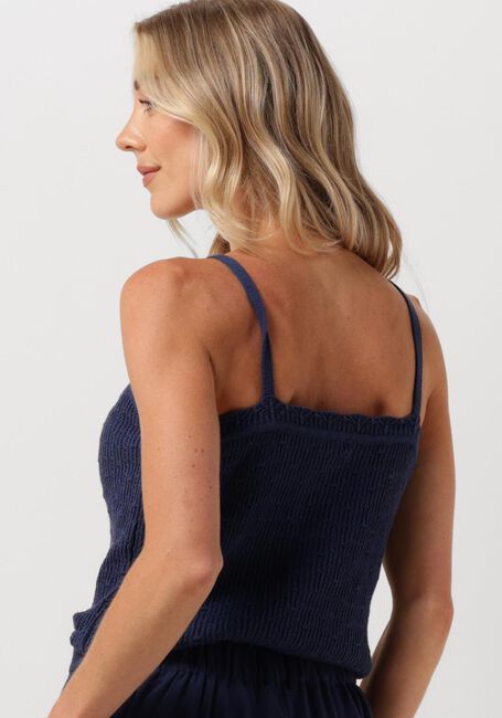 Donkerblauwe YDENCE Top KNITTED TOP KATHLEEN - large