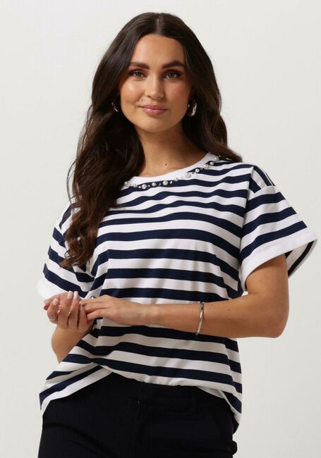 LIU JO T-shirt J.STRIPED T-SHIRT en bleu - large