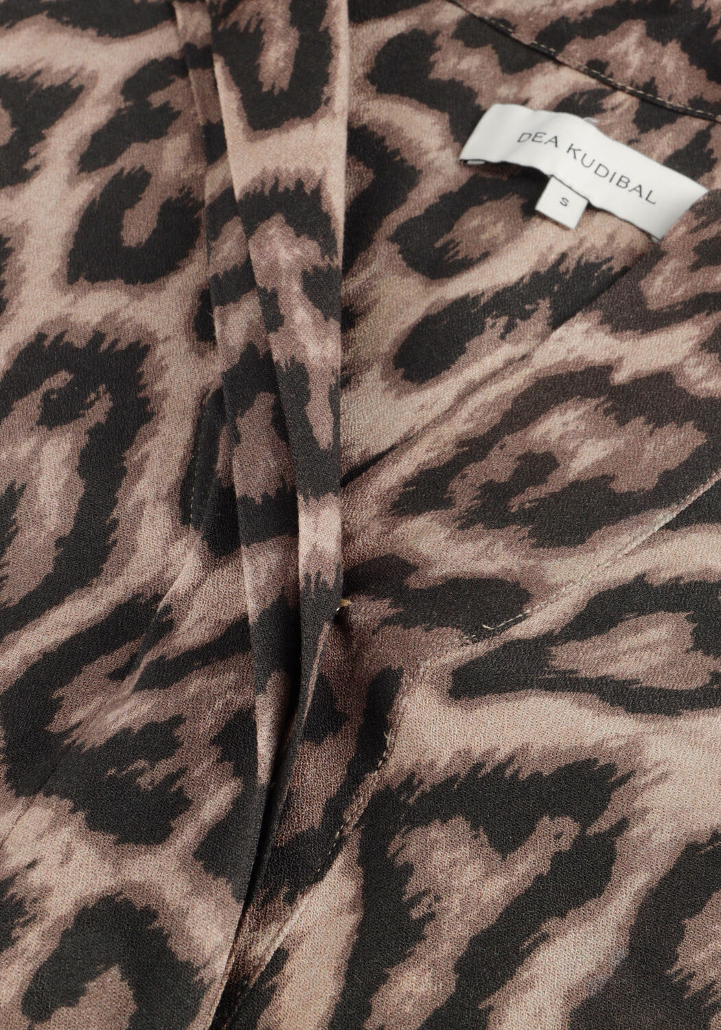 Bruine DEA KUDIBAL Midi jurk KAMILLES - large