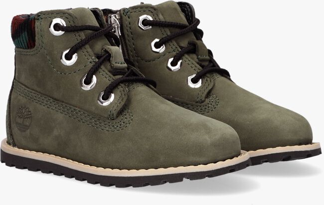 TIMBERLAND POKEY PINE 6IN BOOT WITH SIDE  Bottines à lacets en vert - large
