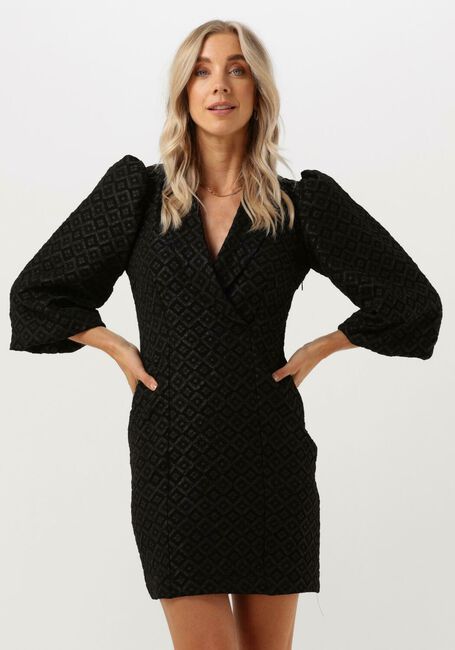 Zwarte Y.A.S. Mini jurk YASCISCA 3/4 DRESS - large