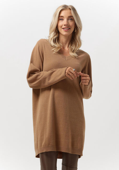 SEMICOUTURE Mini robe Y2WG09 en camel - large