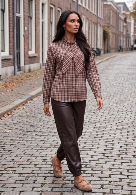 YDENCE BLOUSE CHARLIZE Blouses en marron - large