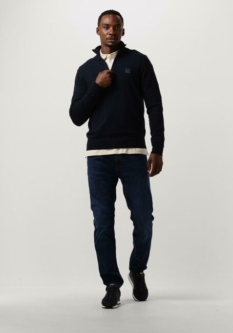 Donkerblauwe BOSS ORANGE Trui KANOBIX - large