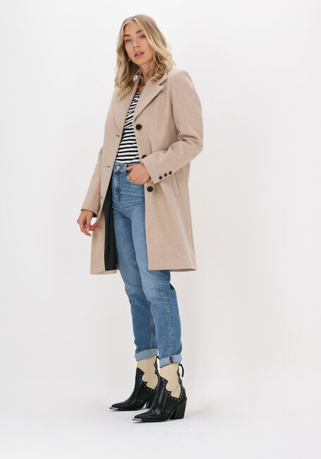 SELECTED WOMEN Manteau NEW SASJA WOOL COAT B en beige - large
