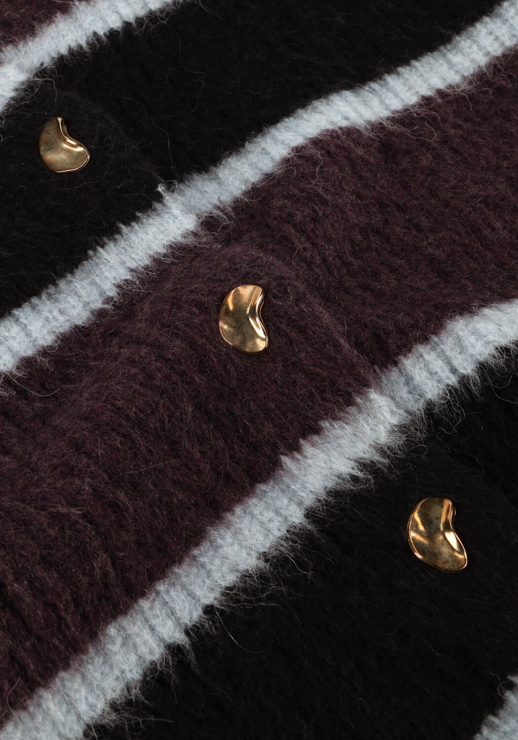 Multi MODSTR&Ouml;M Vest RAFAELMD STRIPE CARDIGAN - large