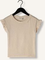 Roségouden LIKE FLO T-shirt METALLIC JERSEY RUFFLE RIB TEE Roségouden LIKE FLO T-shirt METALLIC JERSEY RUFFLE RIB TEE - medium