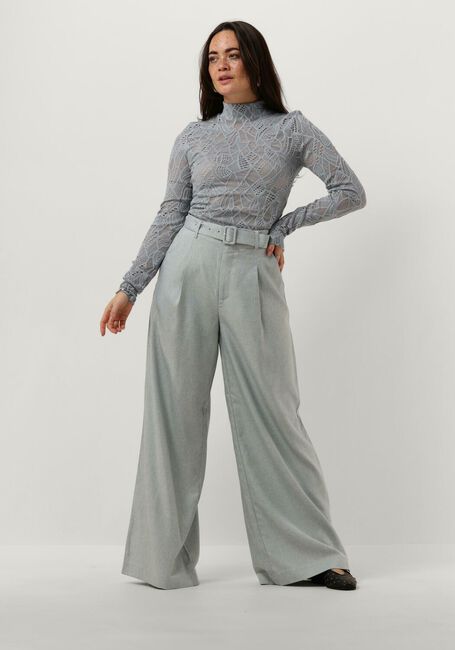 GESTUZ Haut HILMA ROLLNECK en bleu - large