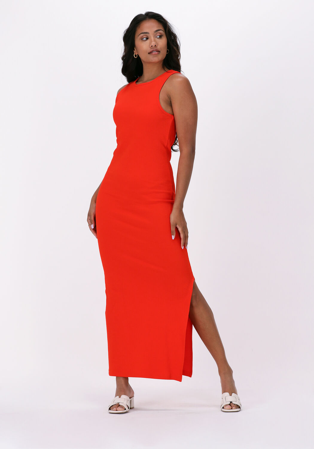 Oranje ANOTHER LABEL Maxi jurk VERNON DRESS Omoda