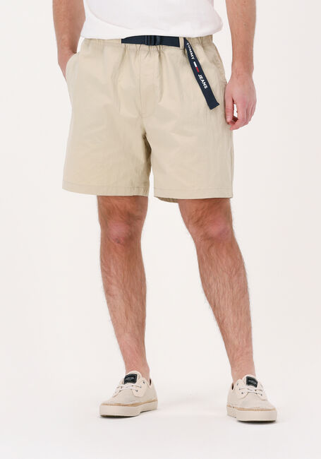 TOMMY JEANS Pantalon courte TJM BELTED BEACH SHORT en beige - large