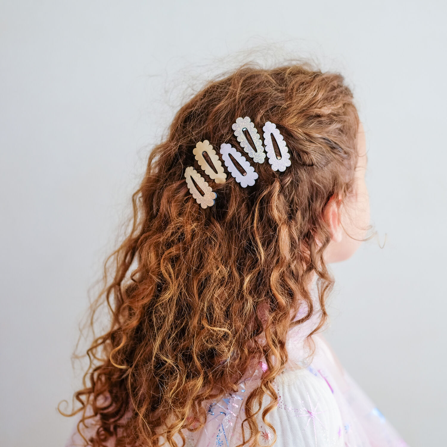 Mimi & Lula DREAMWISH SCALLOPED MINI HAIR CLIPS Accessoires pour cheveux Lilas - large