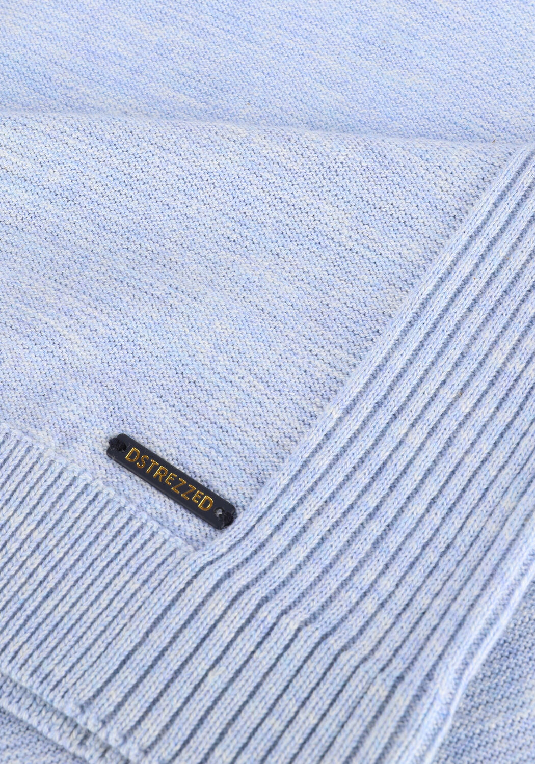 DSTREZZED Polo MERCURY S/S POLO MELANGE SLUB en bleu - large