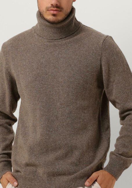 Taupe PROFUOMO Coltrui PULLOVER ROLL NECK - large