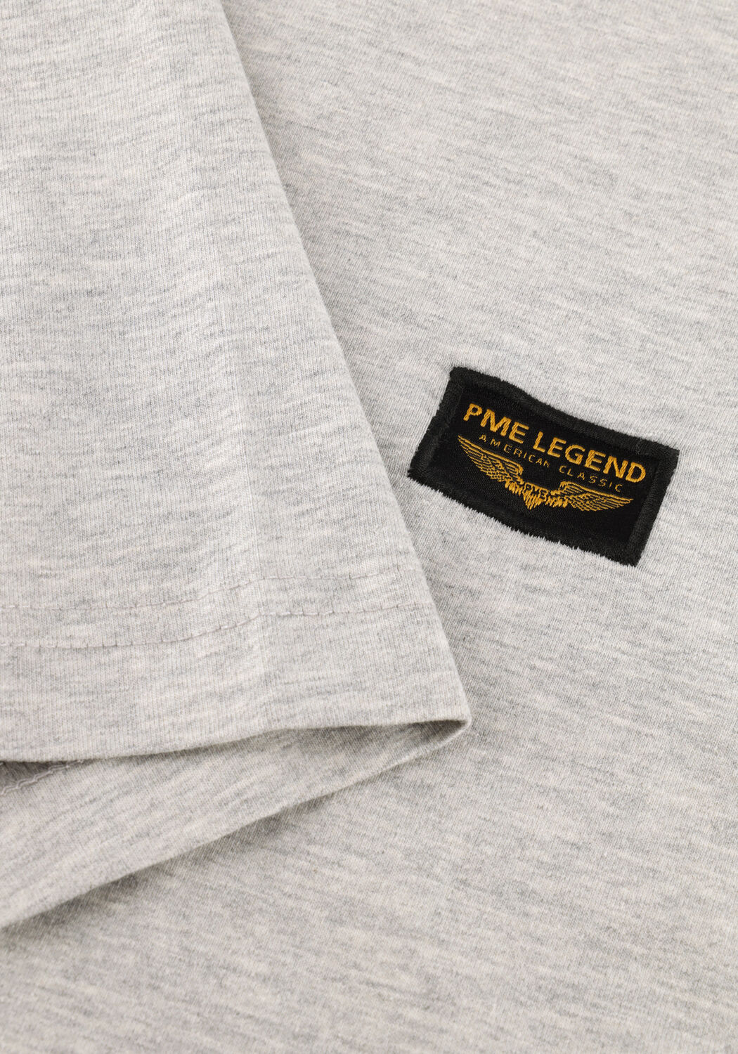 Grijze PME LEGEND T-shirt SHORT SLEEVE R-NECK GUYVER TEE - large