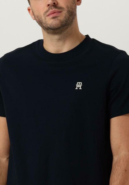 TOMMY HILFIGER T-shirt MONOGRAM IMD TEE Bleu foncé - large