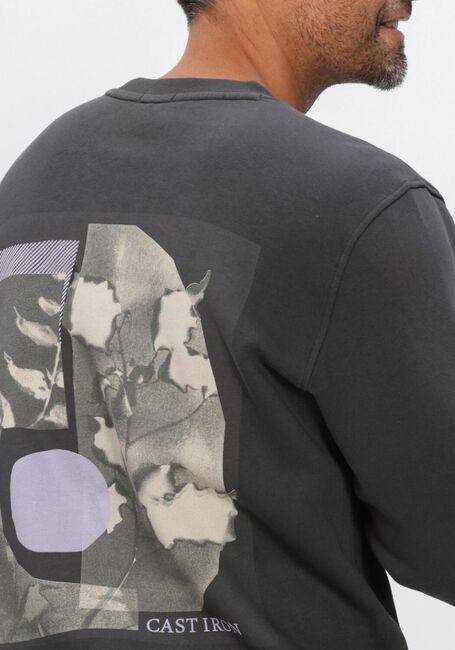 CAST IRON Chandail RELAXED FIT GRAPHIC Gris fonc&eacute; - large