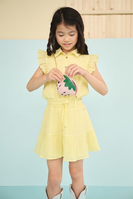 Gele NONO Mini jurk MINOU DRESS Gele NONO Mini jurk MINOU DRESS - large