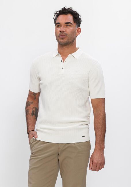 GENTILUOMO Polo POLO 3 BUTTONS SS &Eacute;cru - large